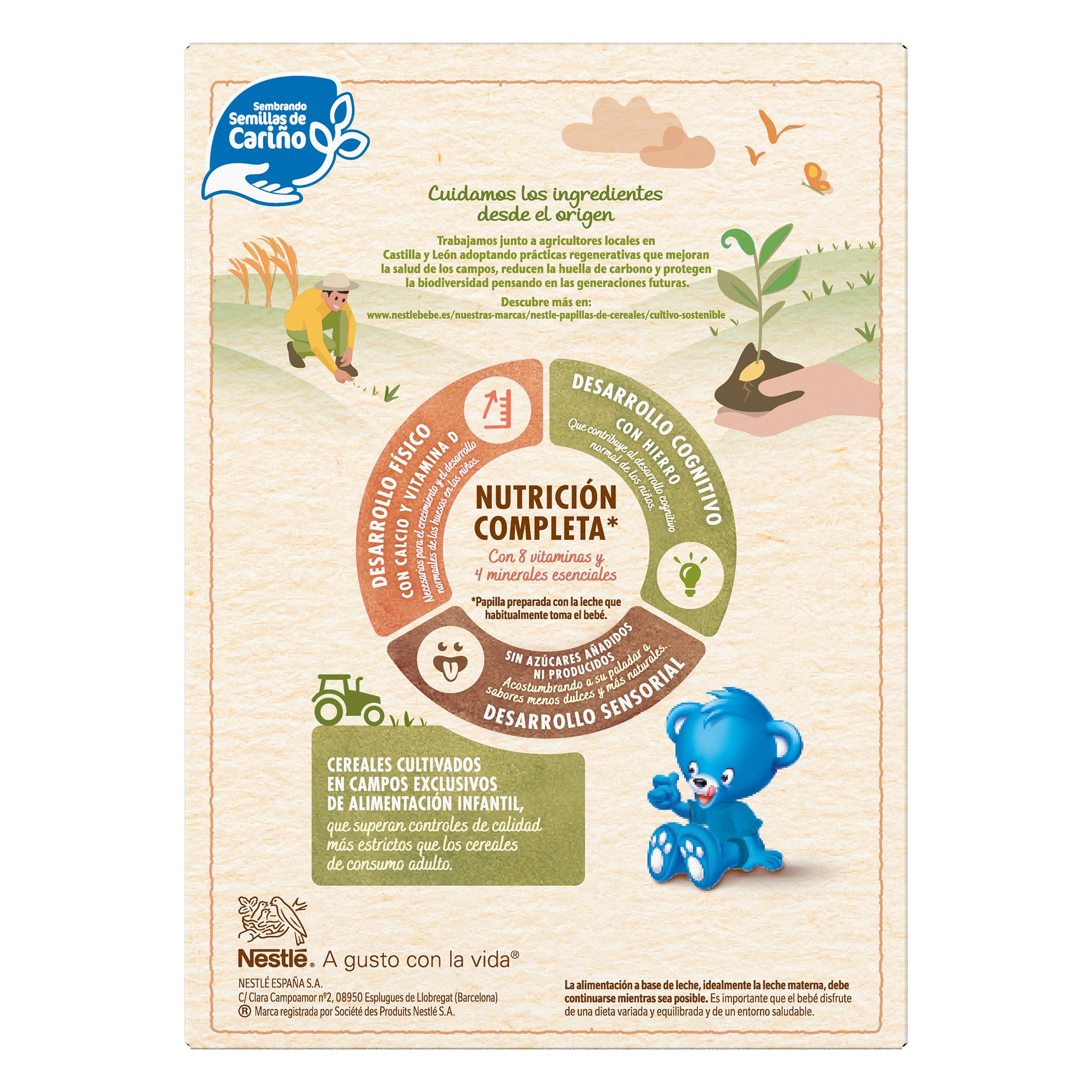 Papilla de 8 cereales doble 0% Nestlé 330 g