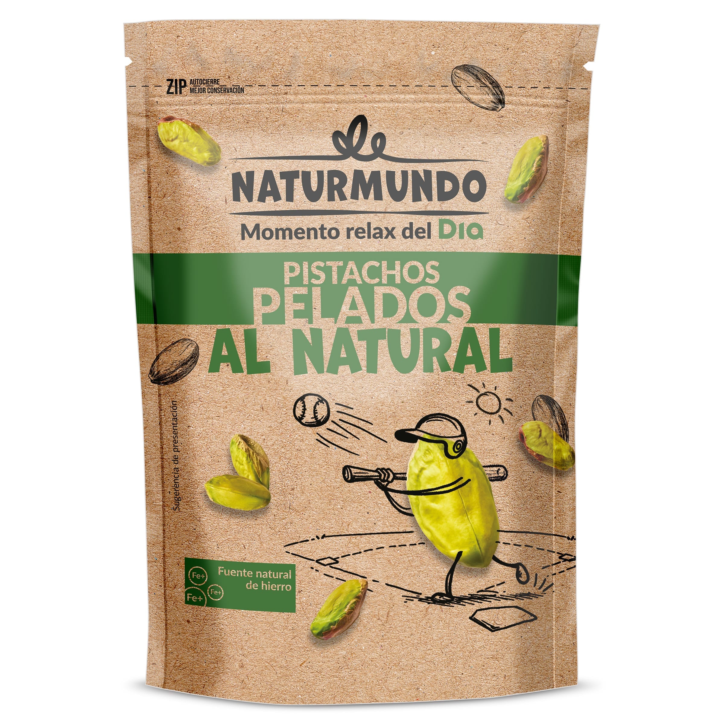 Pistachos pelados al natural Dia Naturmundo 100 g