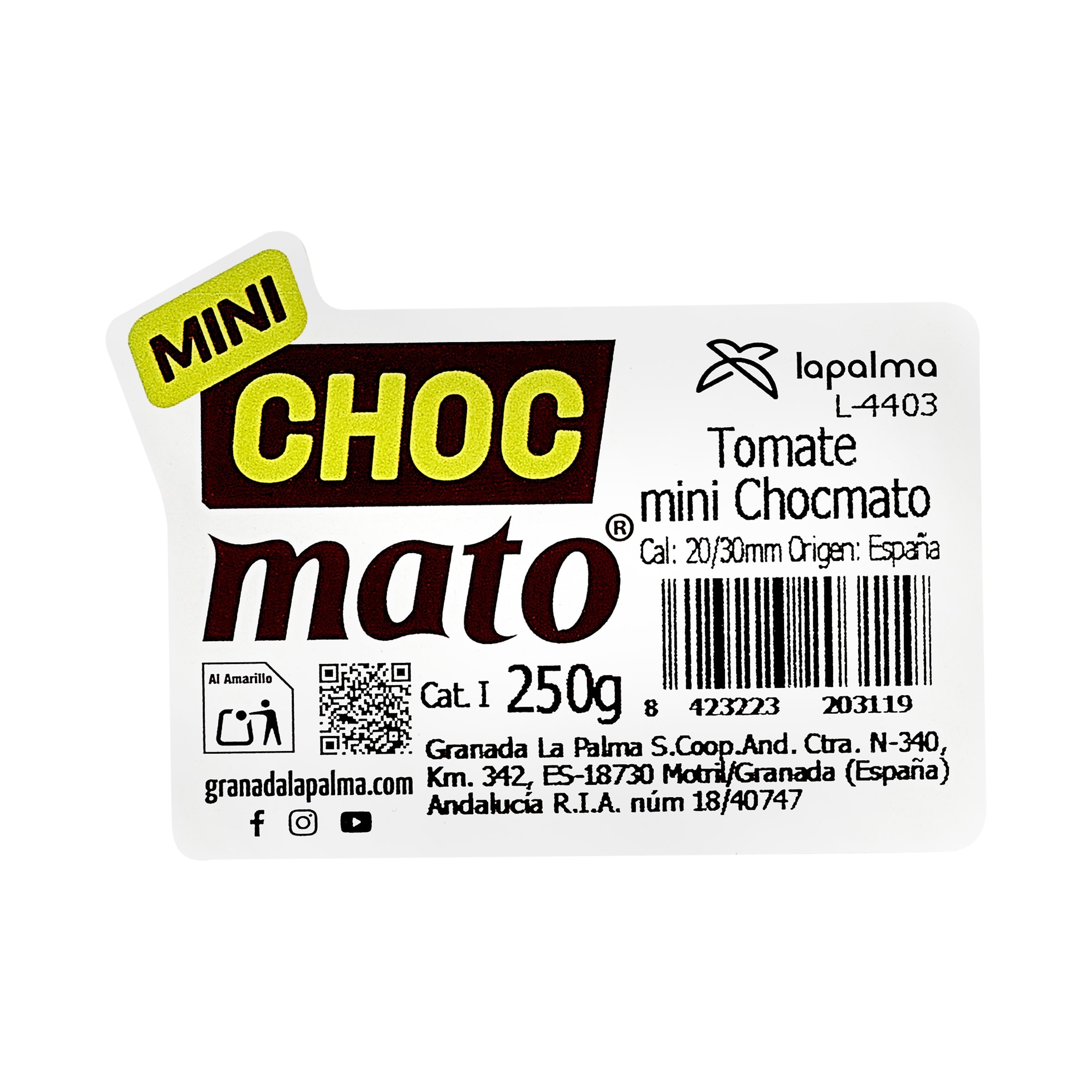 Tomate mini chocmato bandeja 250 g