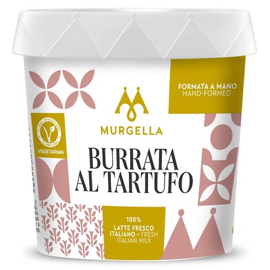 Burratina con trufa Murgella tarrina 100 g-0