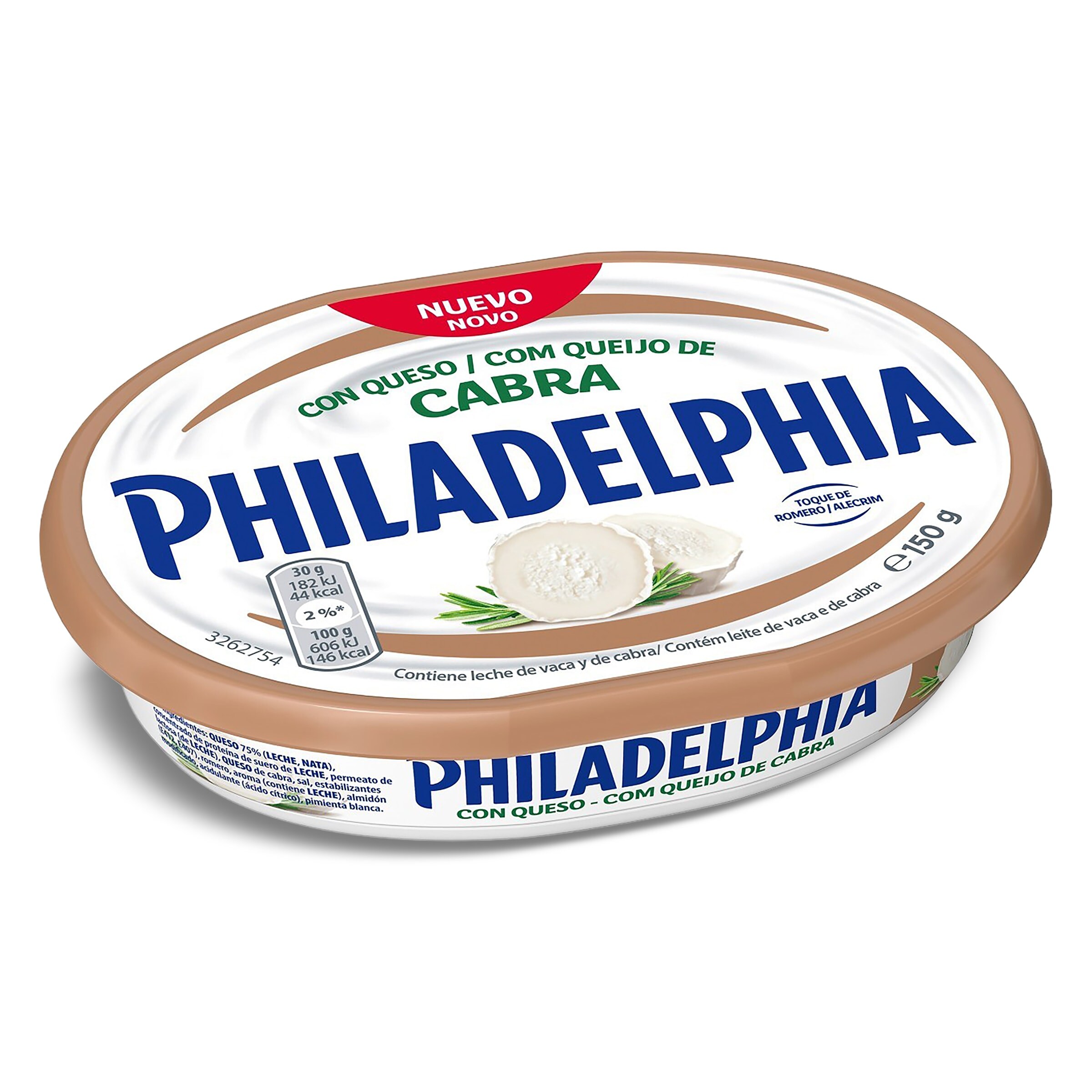 Imagen de Queso de untar con queso de cabra Philadelphia tarrina 150 g