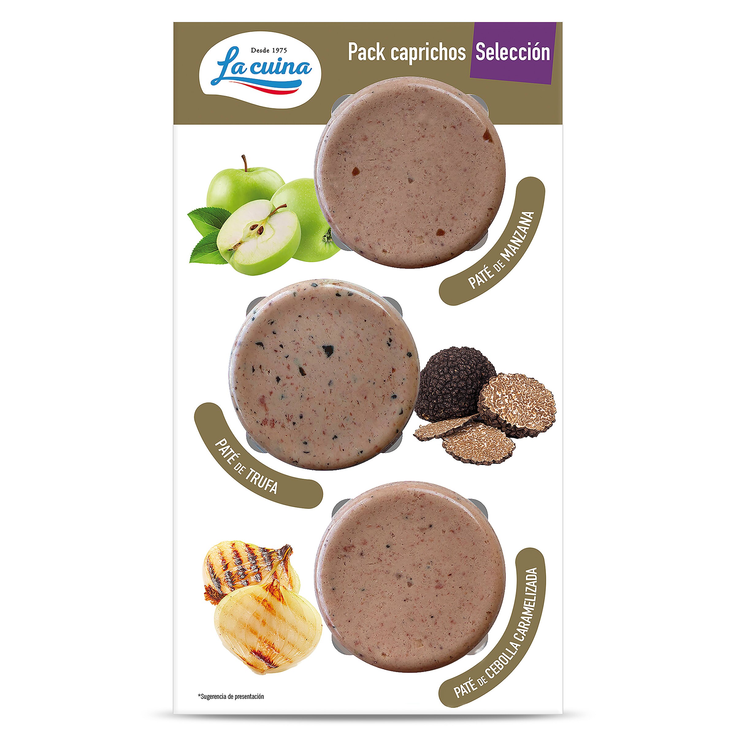 Imagen de Tabla de patés selección Caprichos La cuina 120 g