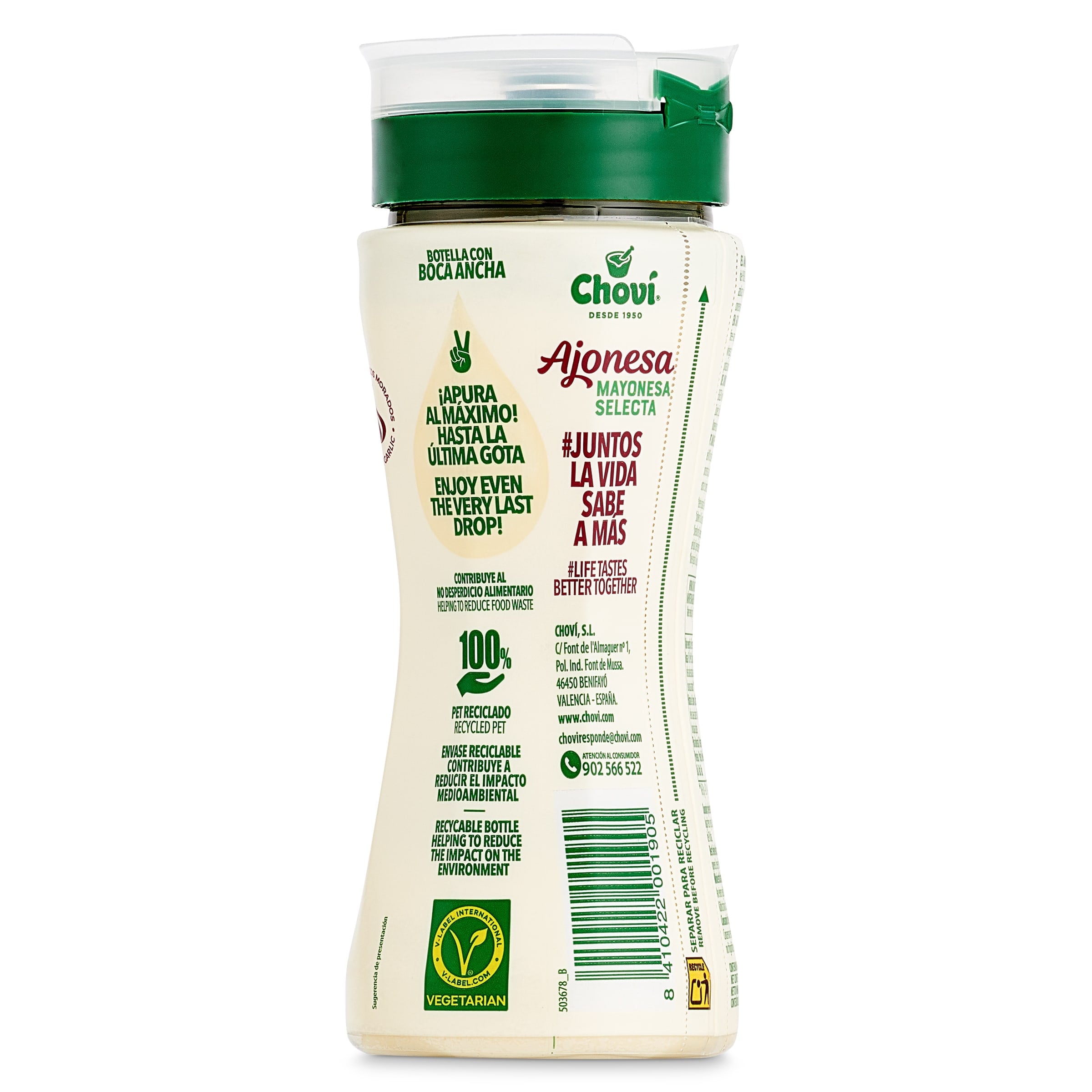 Mayonesa de ajo Chovi 250 ml