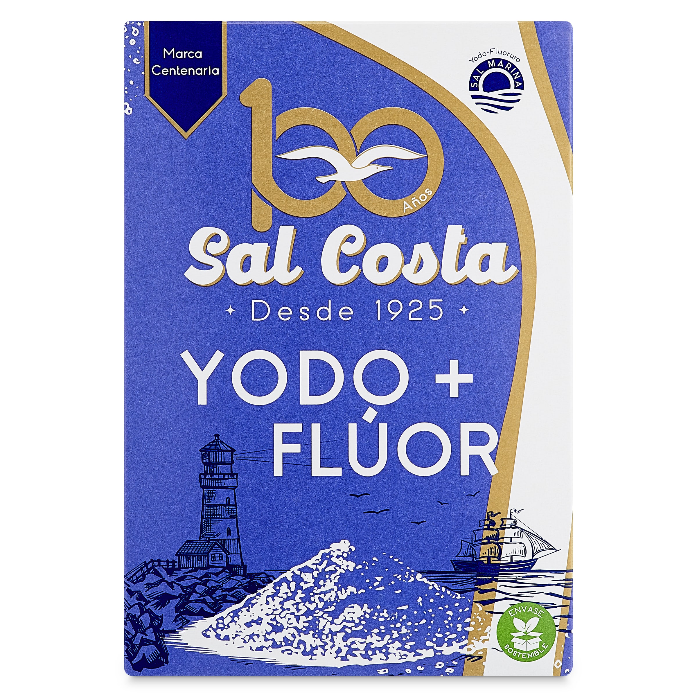 Sal marina con yodo y flúor Costa 1 Kg