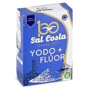 Sal marina con yodo más flúor Costa paquete 1 Kg