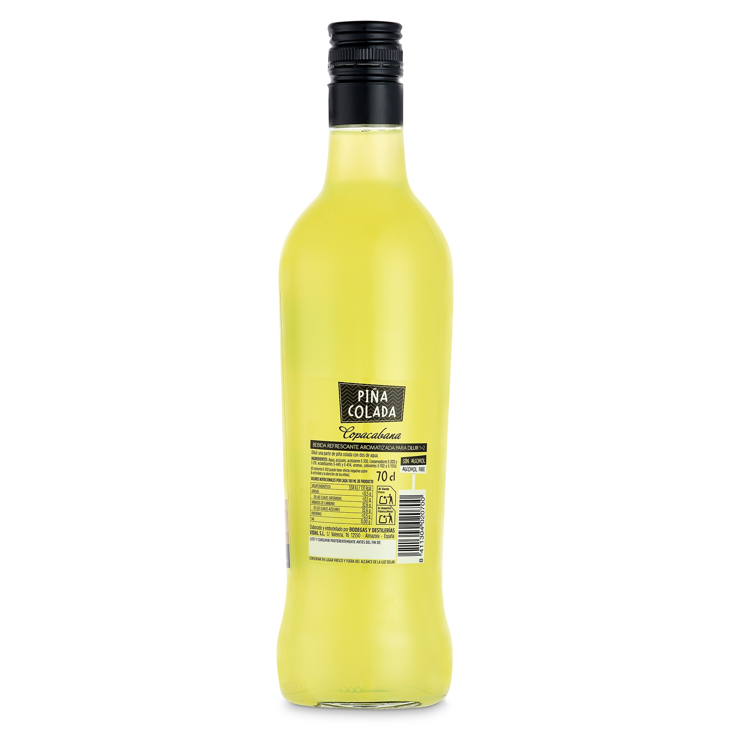 Piña colada sin alcohol Copacabana 70 cl