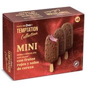 Helado mini bombón doble cherry Dia Temptation 6 x 41 g