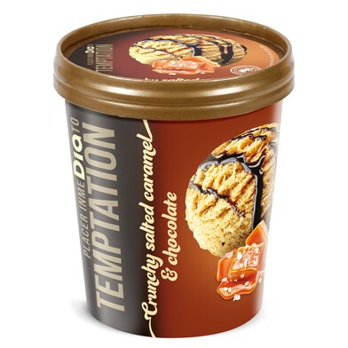 Tarrina helado crunchy salted caramel y chocolate Dia Temptation 350 g-0 Tarrina helado crunchy salted caramel y chocolate Dia Temptation 350 g-0