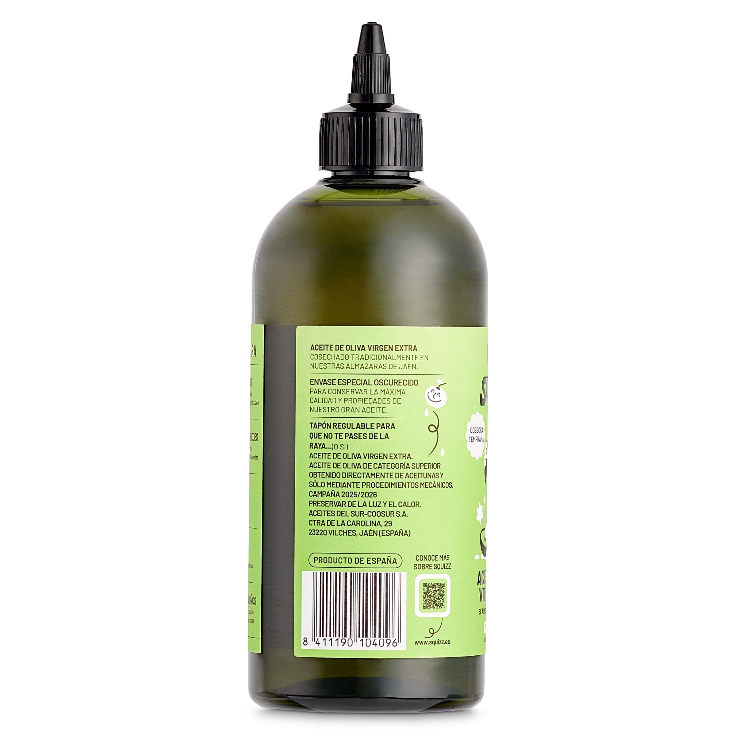 Aceite de oliva virgen extra squizz Coosur 500 ml