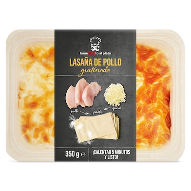 Lasaña de pollo gratinada Dia Al Punto 350 g-0 Lasaña de pollo gratinada Dia Al Punto 350 g-0