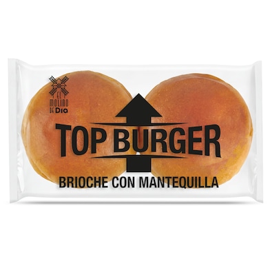 Pan de hamburguesa brioche El Molino de Dia 150 g-0 Pan de hamburguesa brioche El Molino de Dia 150 g-0