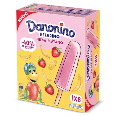 Polos fresa y plátano Danonino 6 x 35 g-0