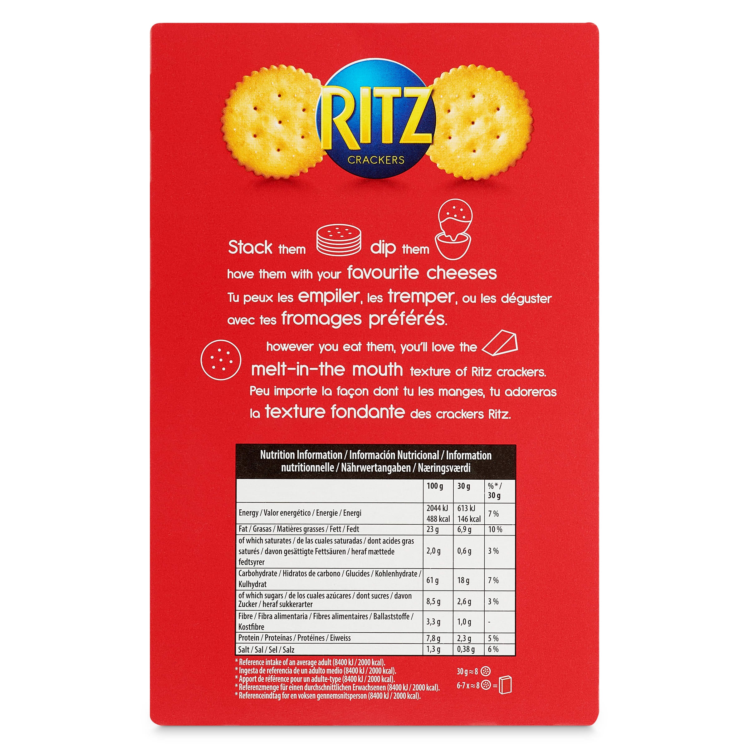 Galletas crackers saladas Ritz 200 g