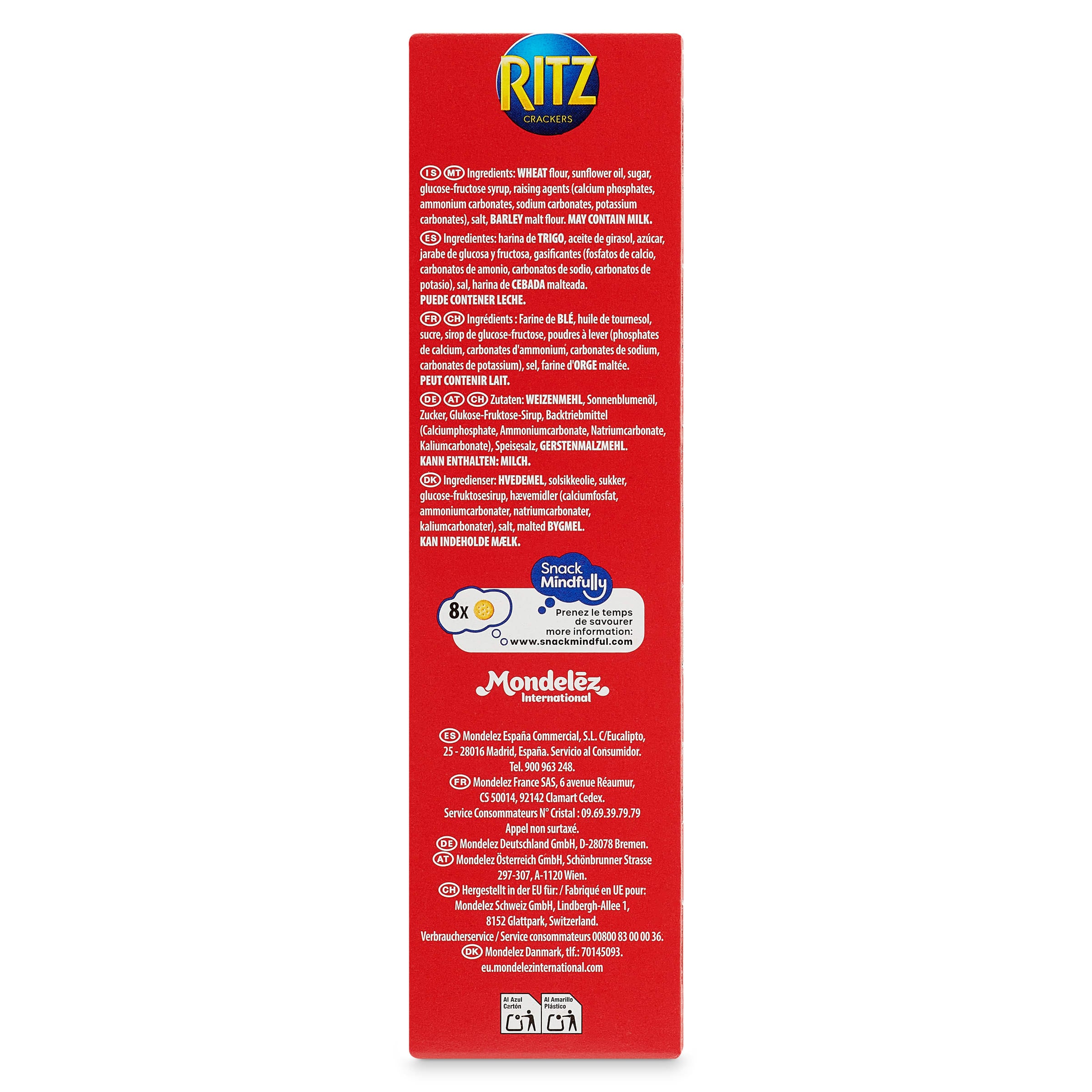Galletas crackers saladas Ritz 200 g