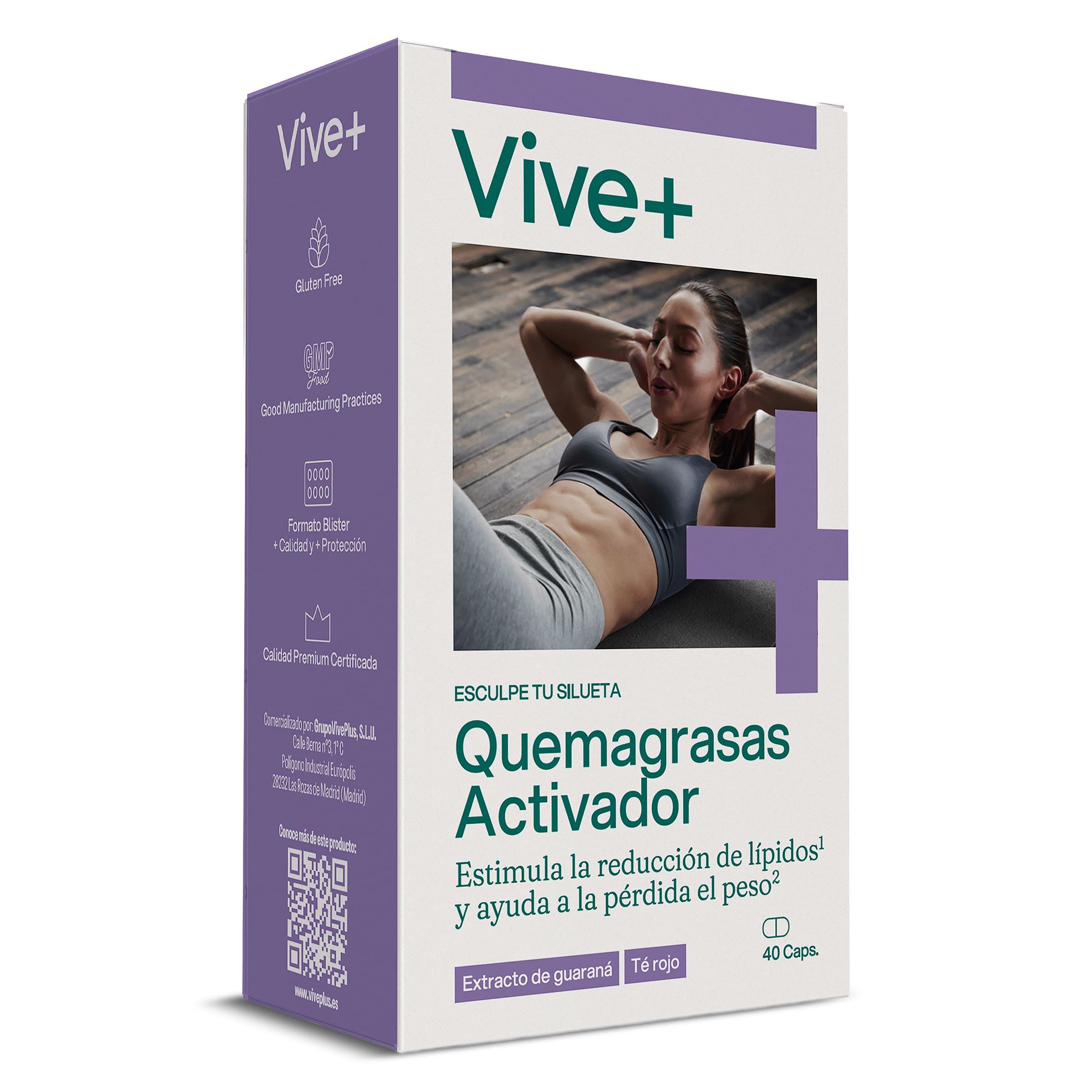 Quemagrasas activador Vive+ caja 40 unidades