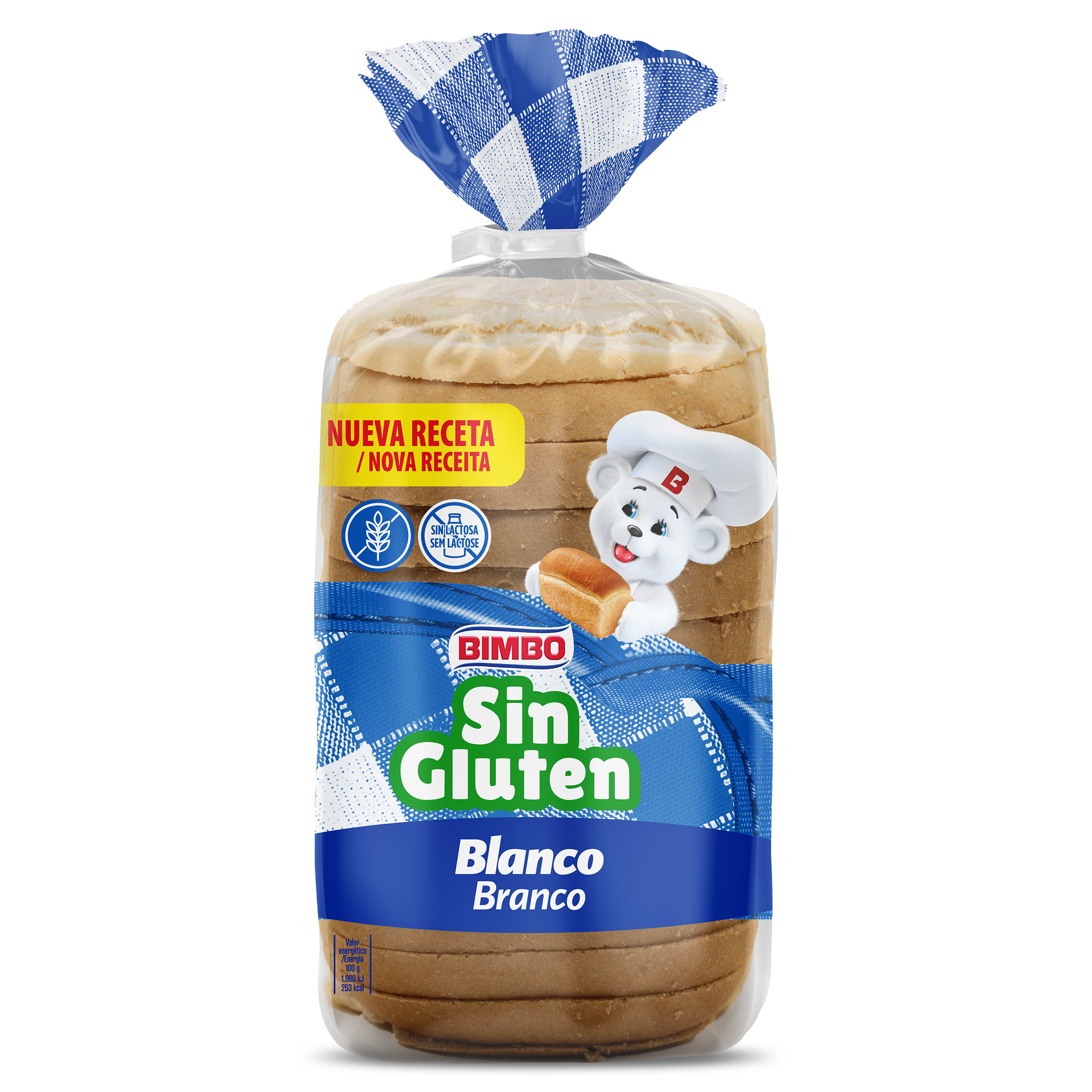 Imagen de Pan de molde blanco sin gluten Bimbo bolsa 375 g