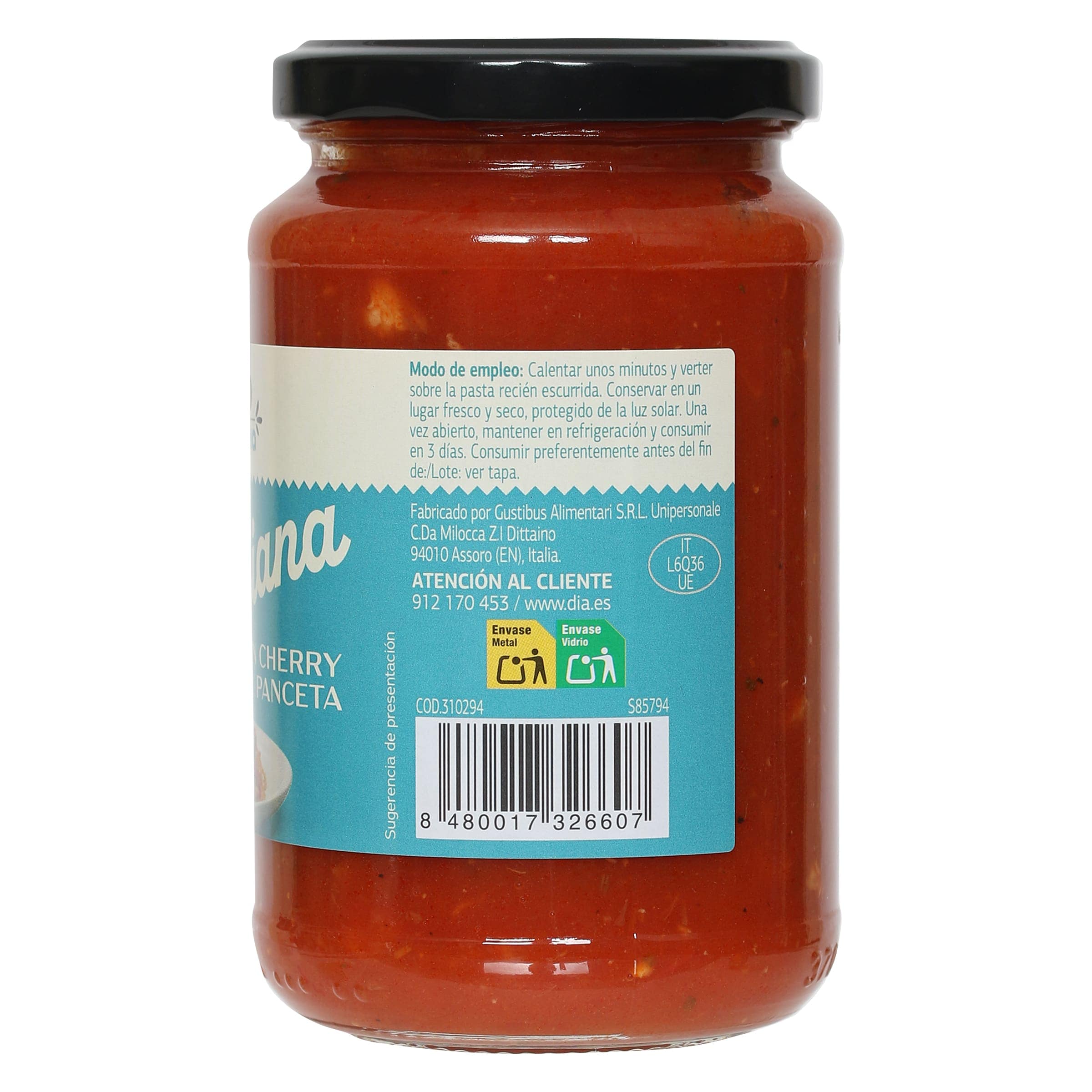 Salsa amatriciana Dia Salseo 350 g