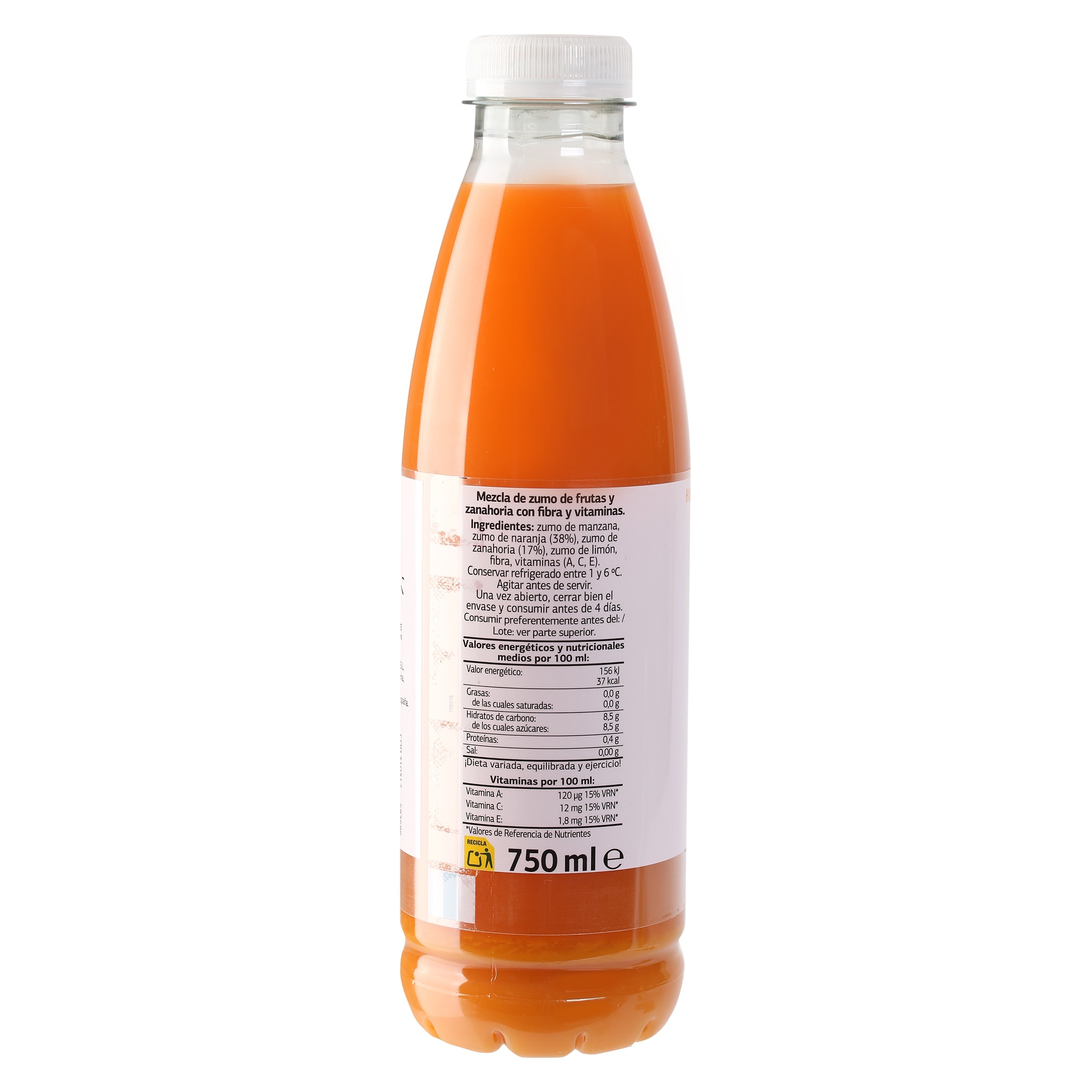 Zumo de naranja y zanahoria Dia Saborfera 750 ml