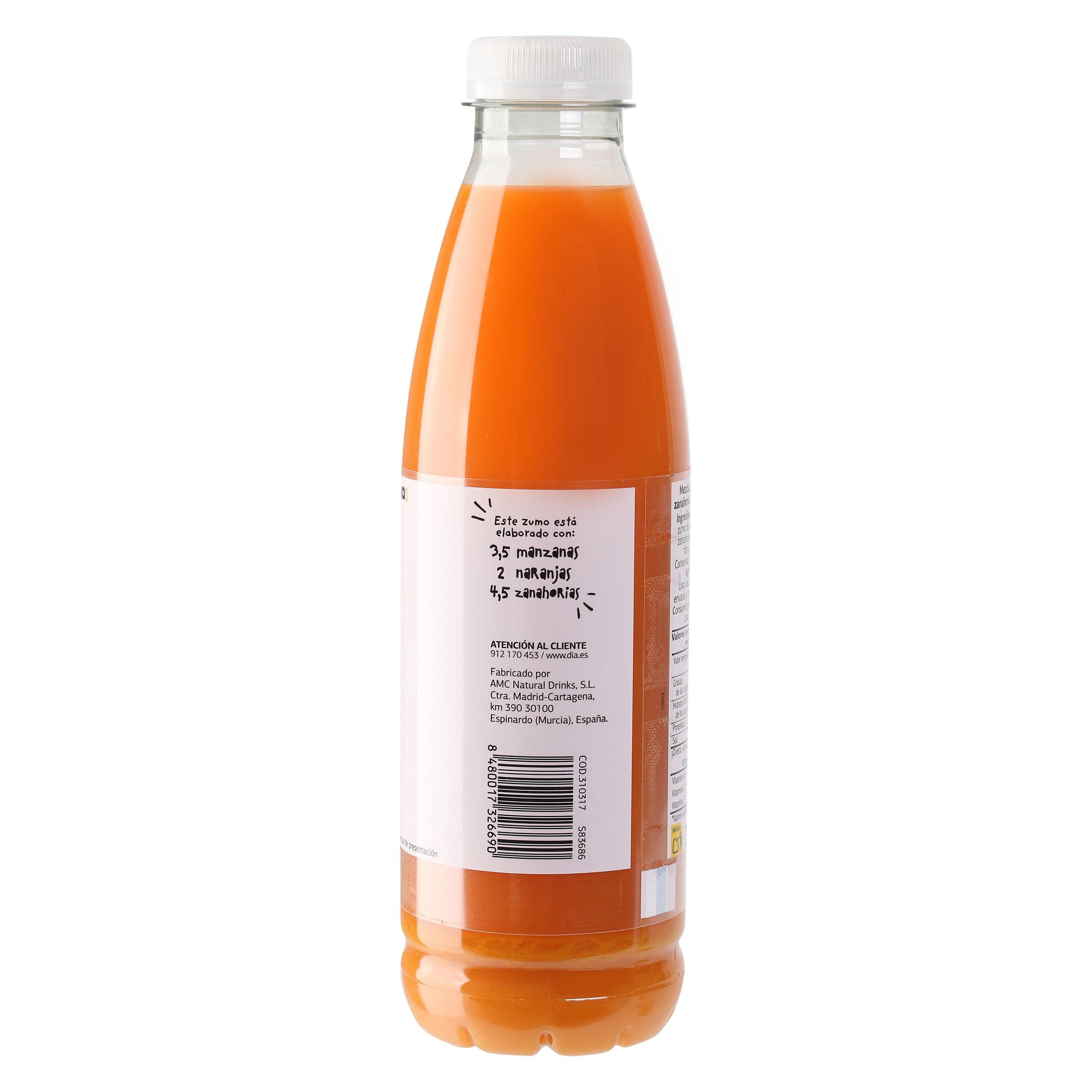 Zumo de naranja y zanahoria Dia Saborfera 750 ml