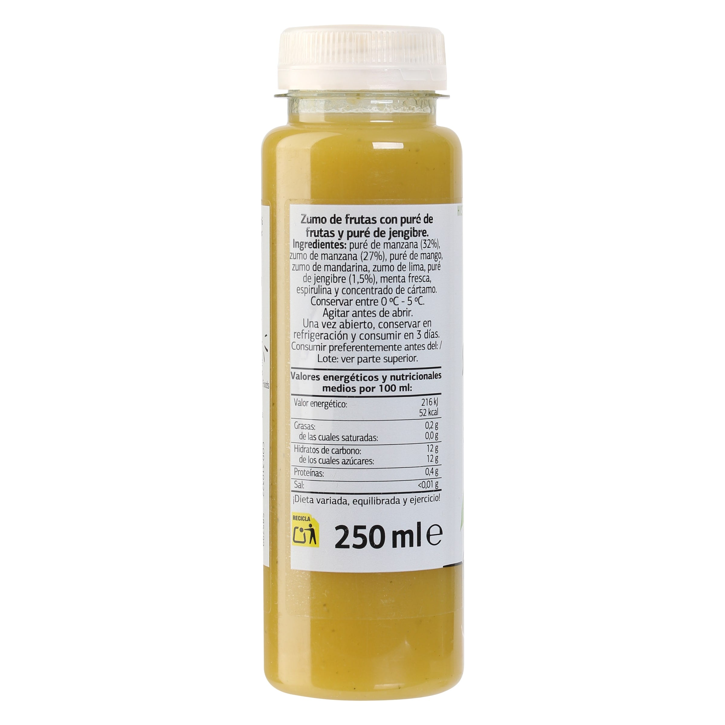 Smoothie de manzana y jengibre Dia Saborfera 250 ml