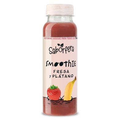 Smoothie fresa y plátano Dia Saborfera 250 ml-0
