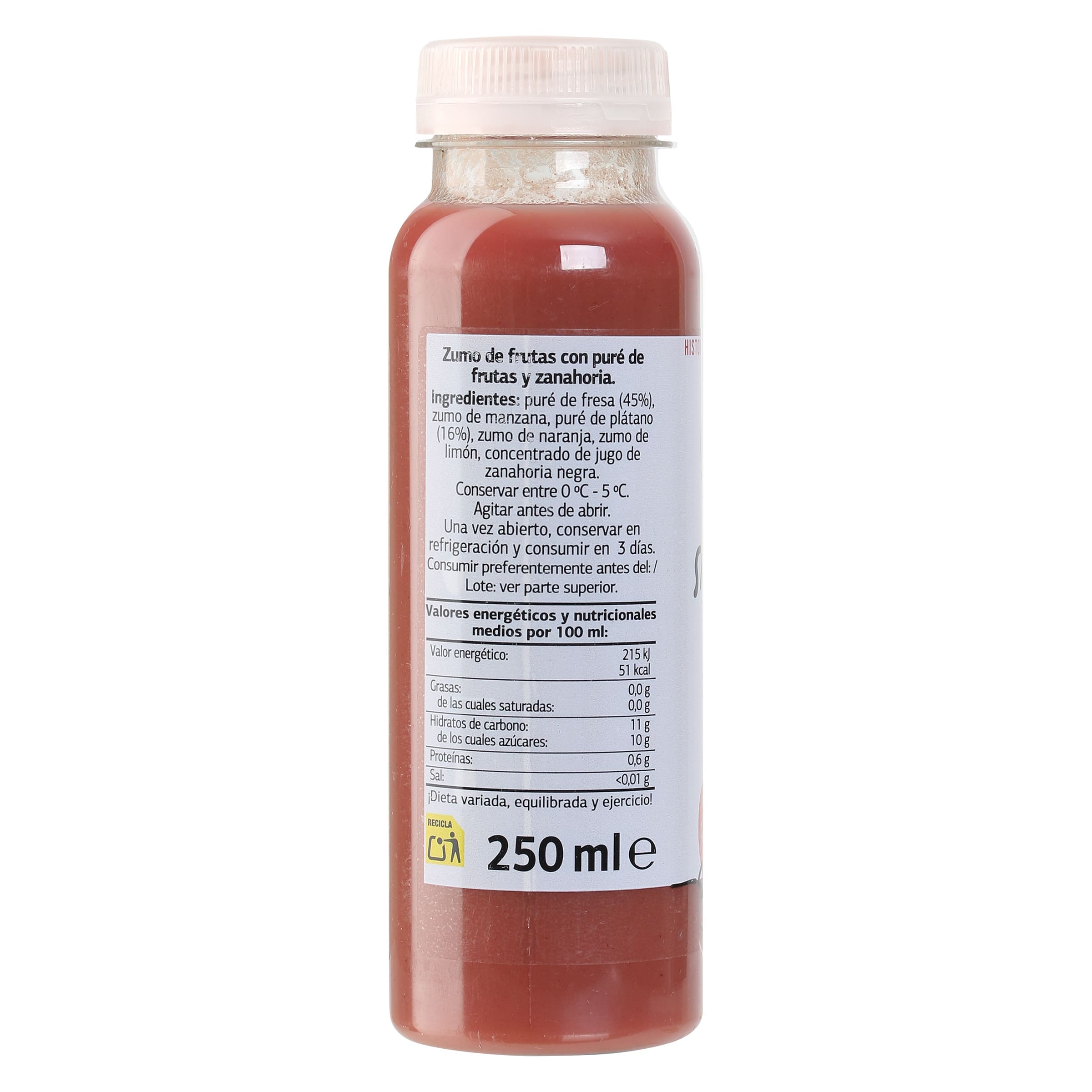 Smoothie fresa y plátano Dia Saborfera 250 ml