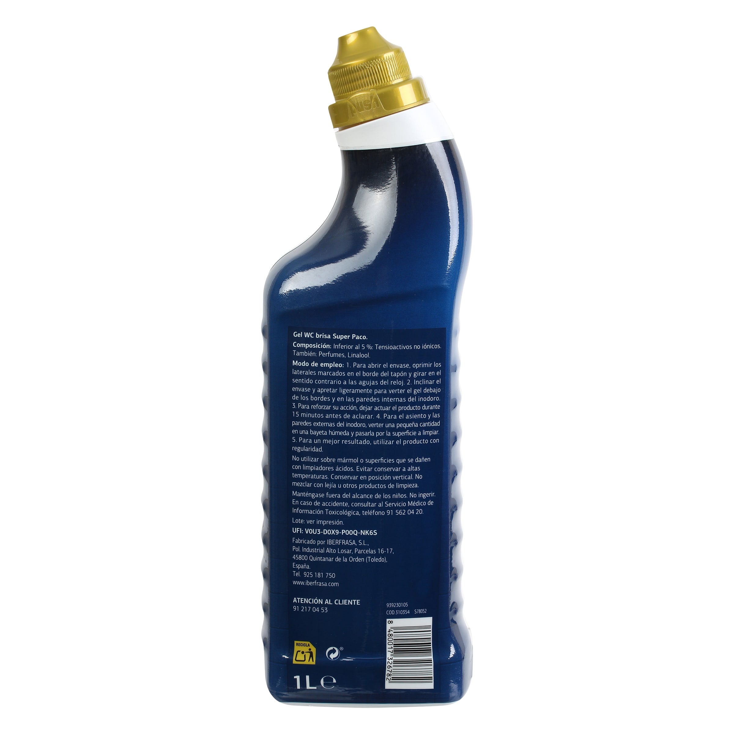 Gel limpiador WC brisa Dia Super Paco 1 L