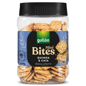 Galletas saladas con quinoa y chía Gullón bote 250 g