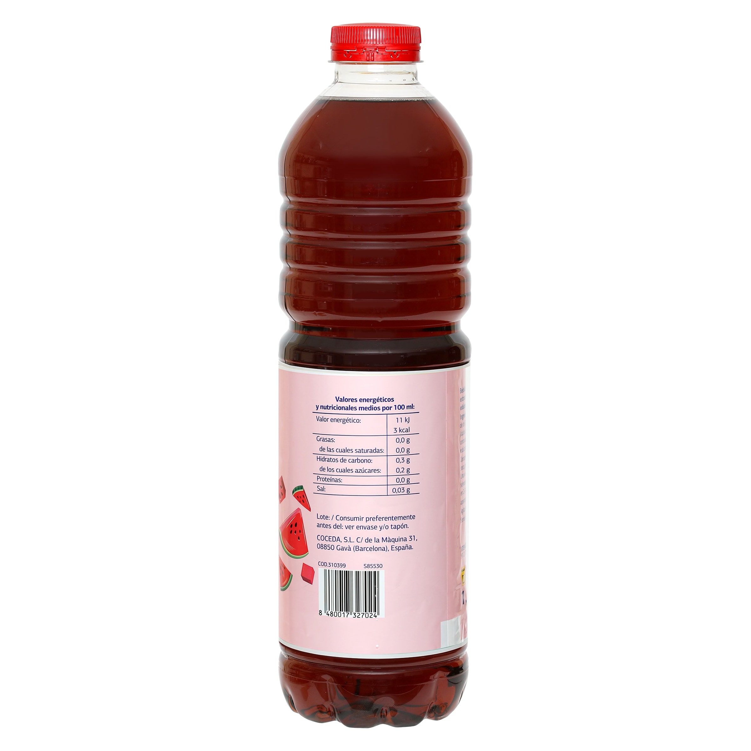 Refresco de té sabor sandía zero Dia Upss 1,5 L