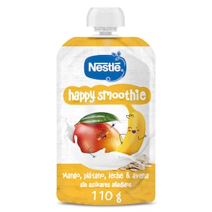 alimento infantil con pure de mango platano leche y avena 110 g
