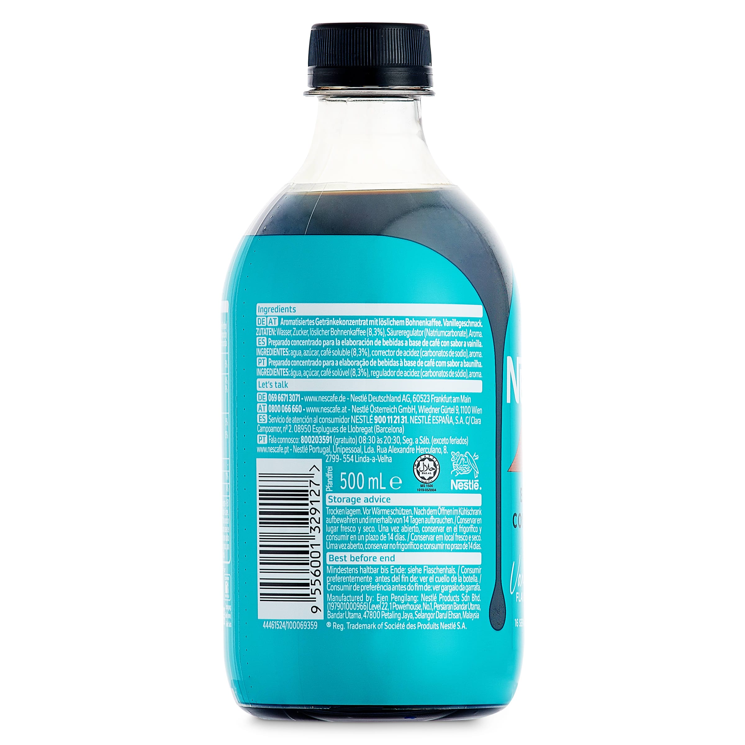 Café espresso concentrado vainilla Nescafé 500 ml
