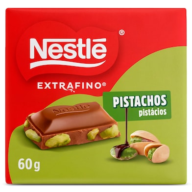 Chocolate con leche con pistachos Nestlé 60 g-0