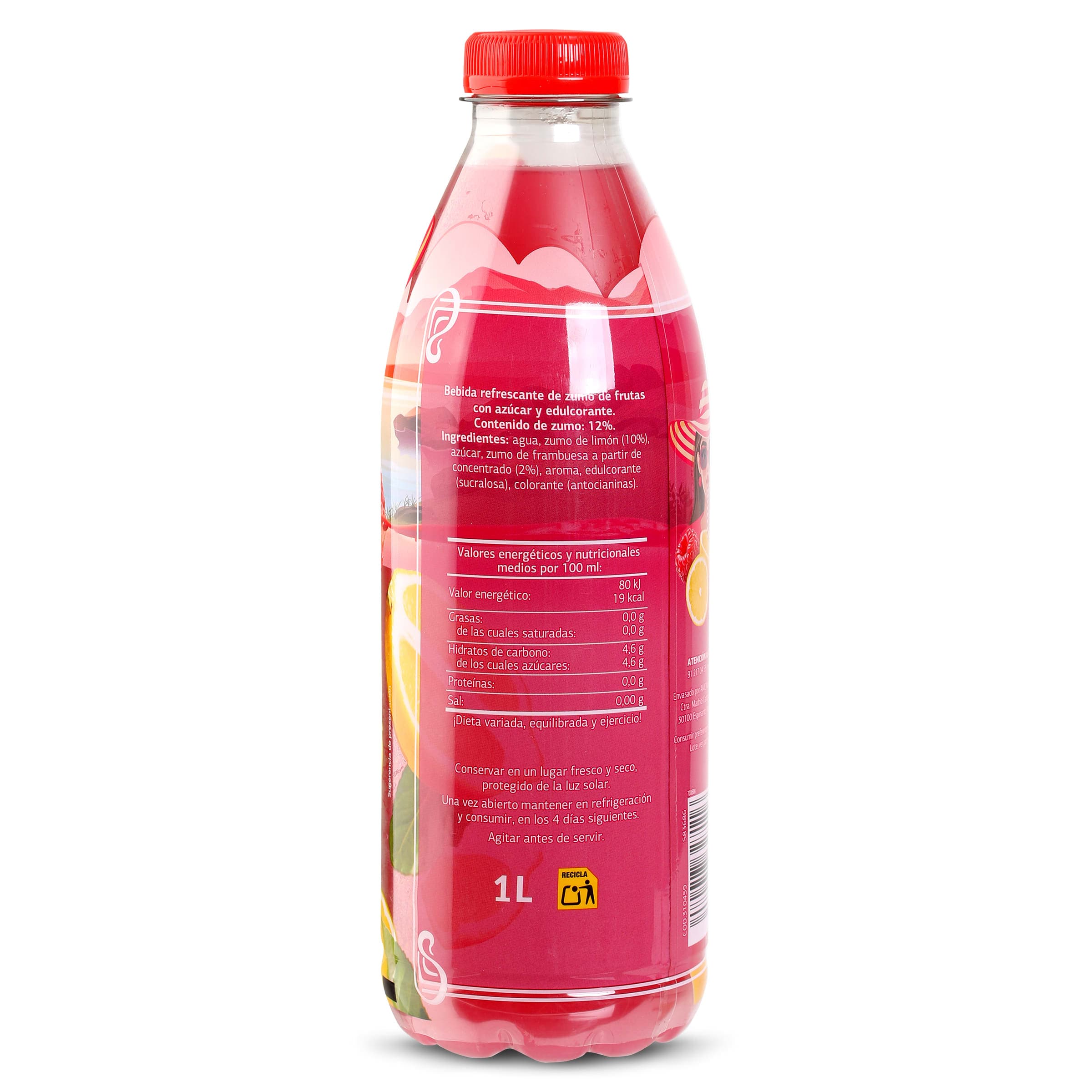 Limonada con frambuesa Dia Saborfera 1 L