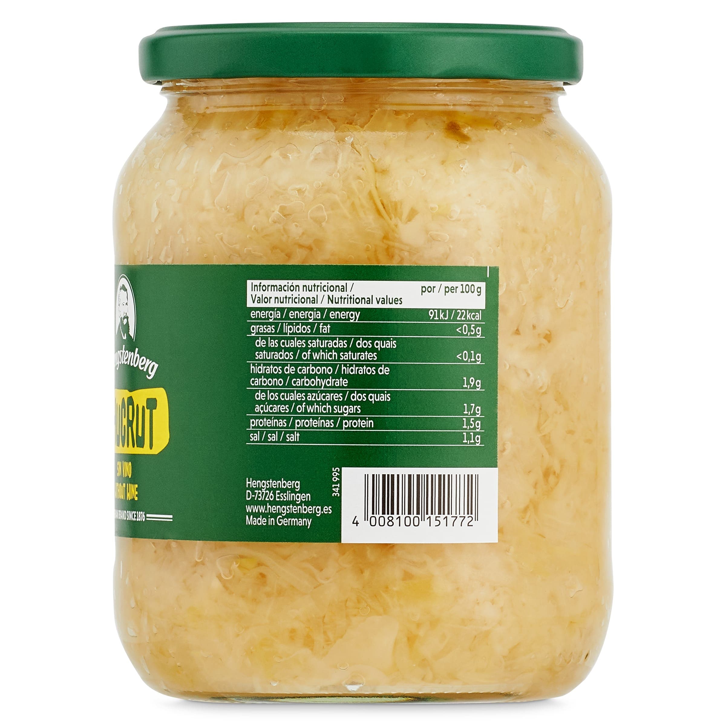 Chucrut Hengstenberg 650 g