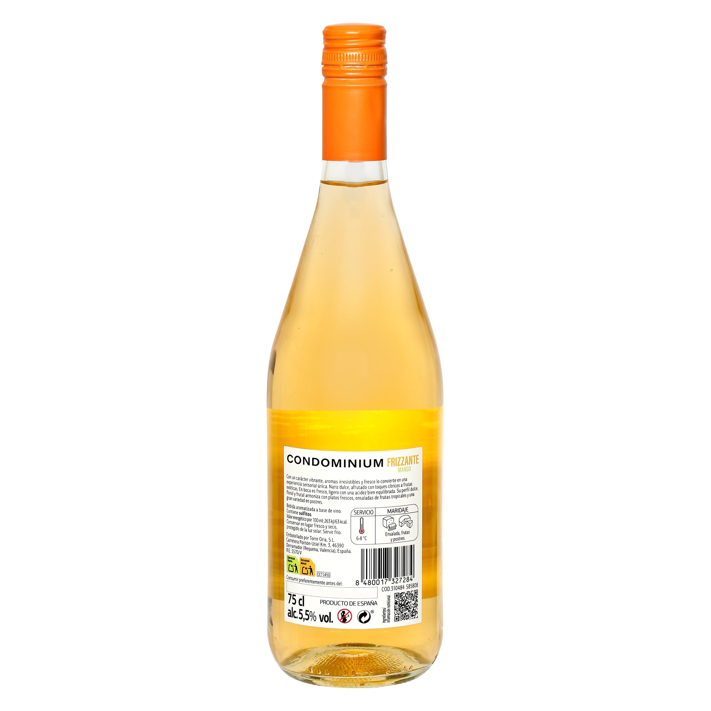 Frizzante sabor mango Condominium 75 cl