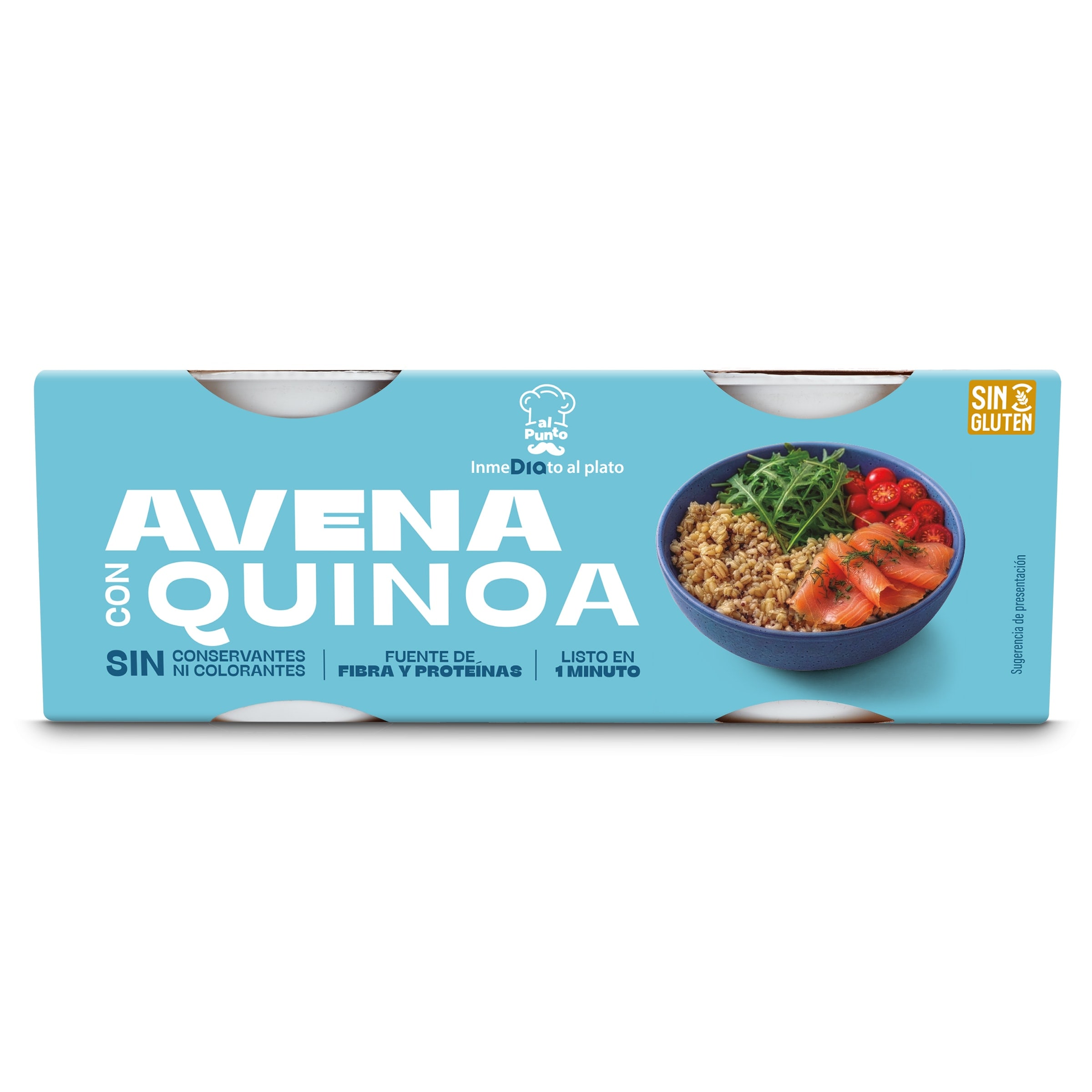 Vasos de avena con quinoa Dia Al Punto 2 x 150 g