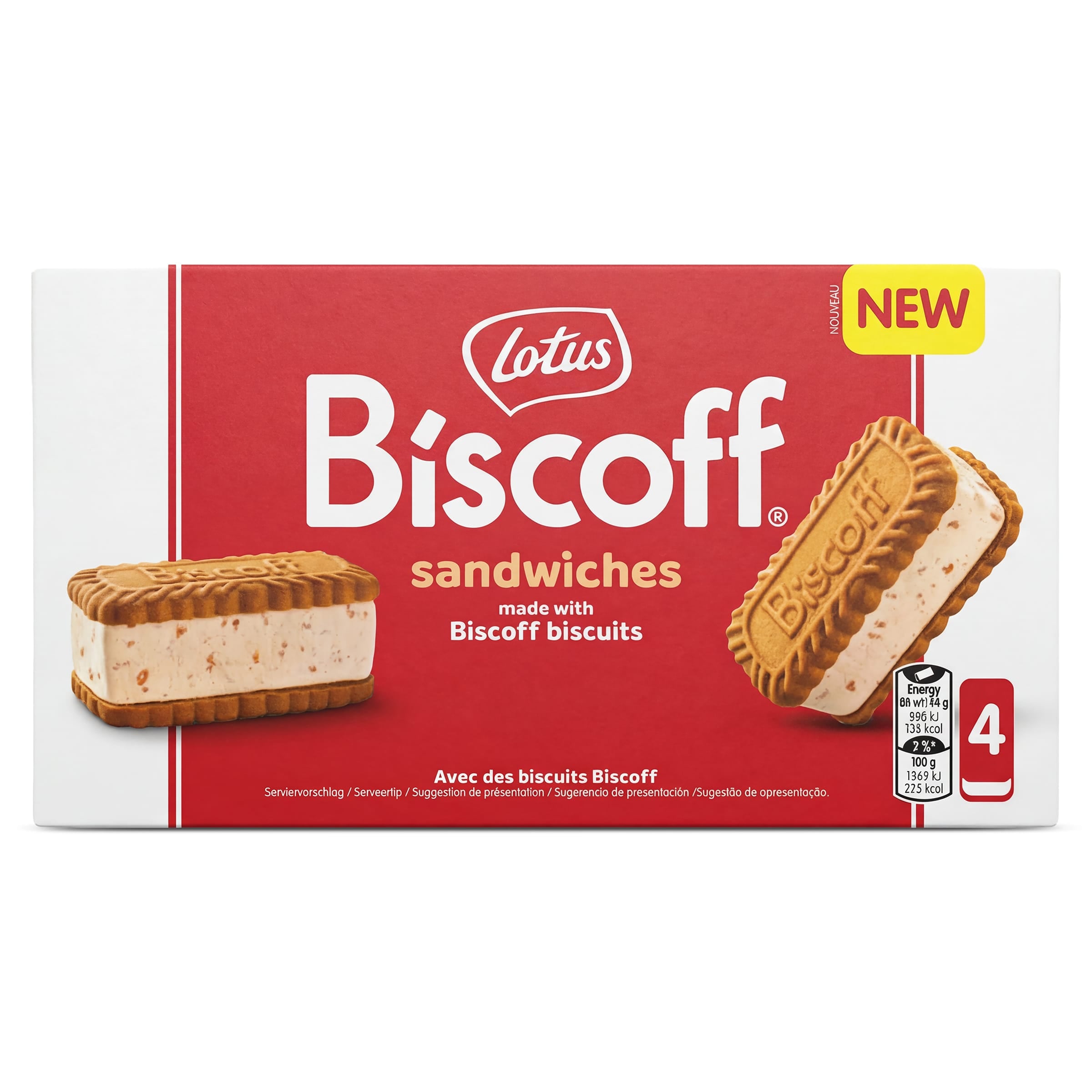Sándwich Lotus Biscuit 4 x 43 g