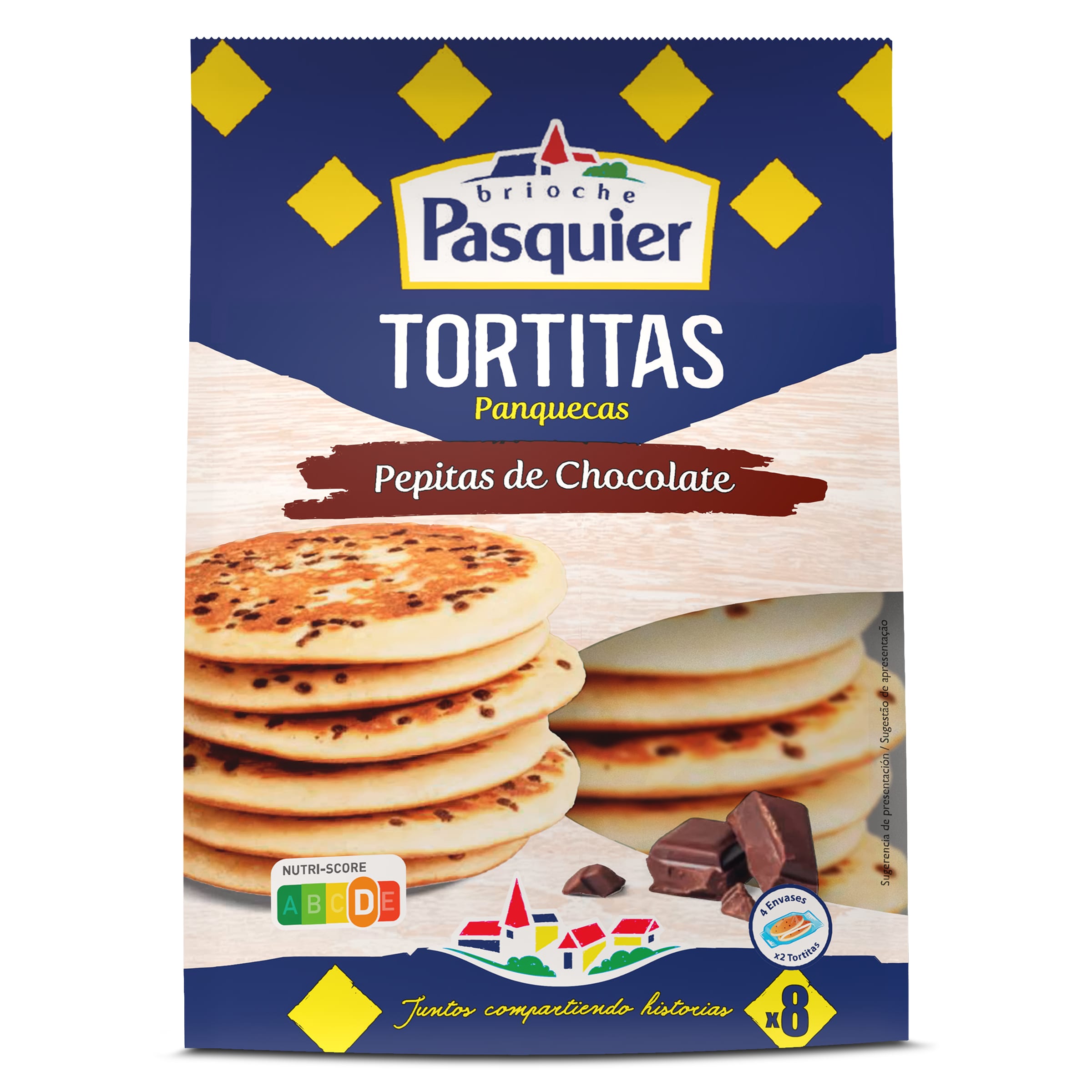 Tortitas con pepitas de chocolate Brioche Pasquier 280 g