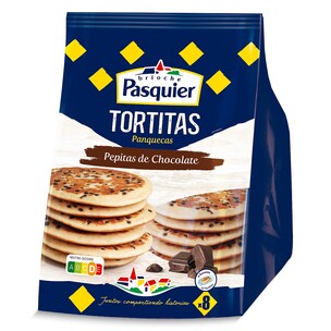 Tortitas con pepitas de chocolate Brioche Pasquier 280 g