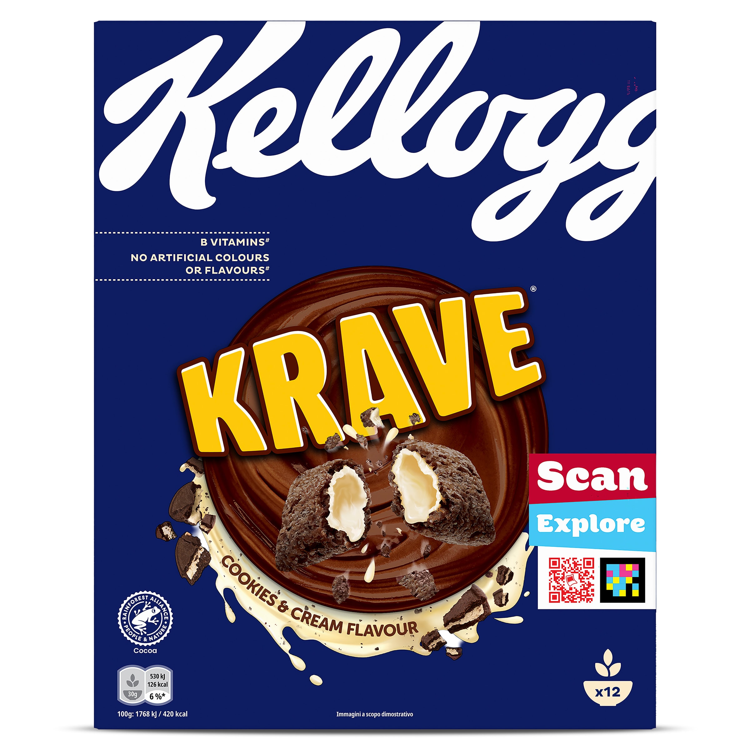 Cereales cookies & cream Kellogg's Krave 375 g