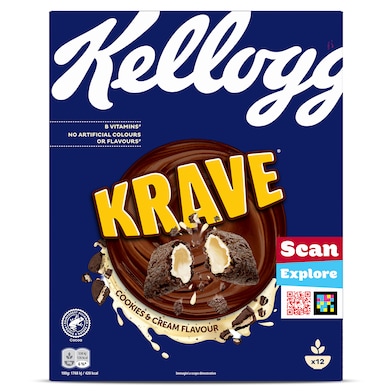 Cereales cookies & cream Kellogg's Krave 375 g-0