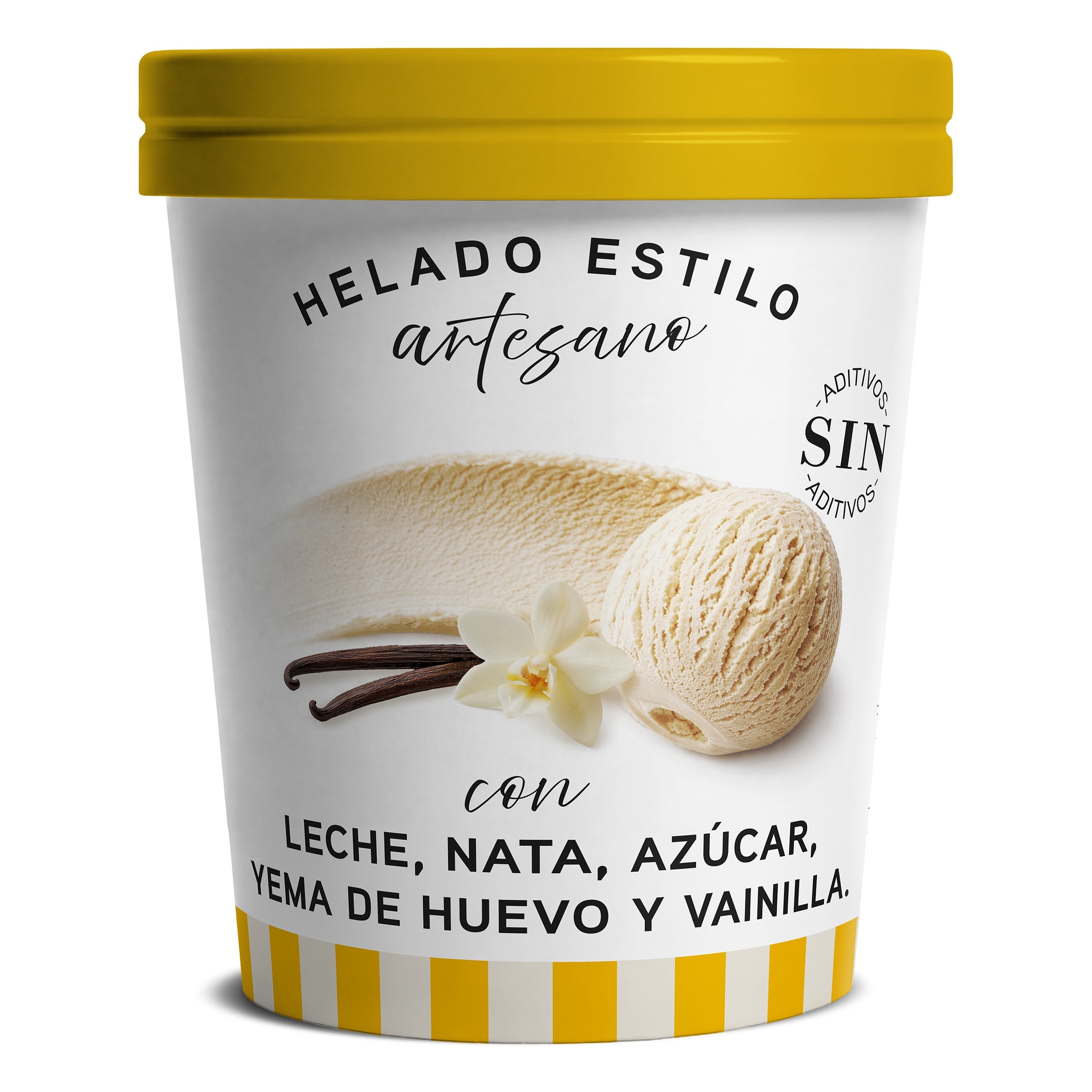 Tarrina de helado Artesano de vainilla Dia Temptation 400 g