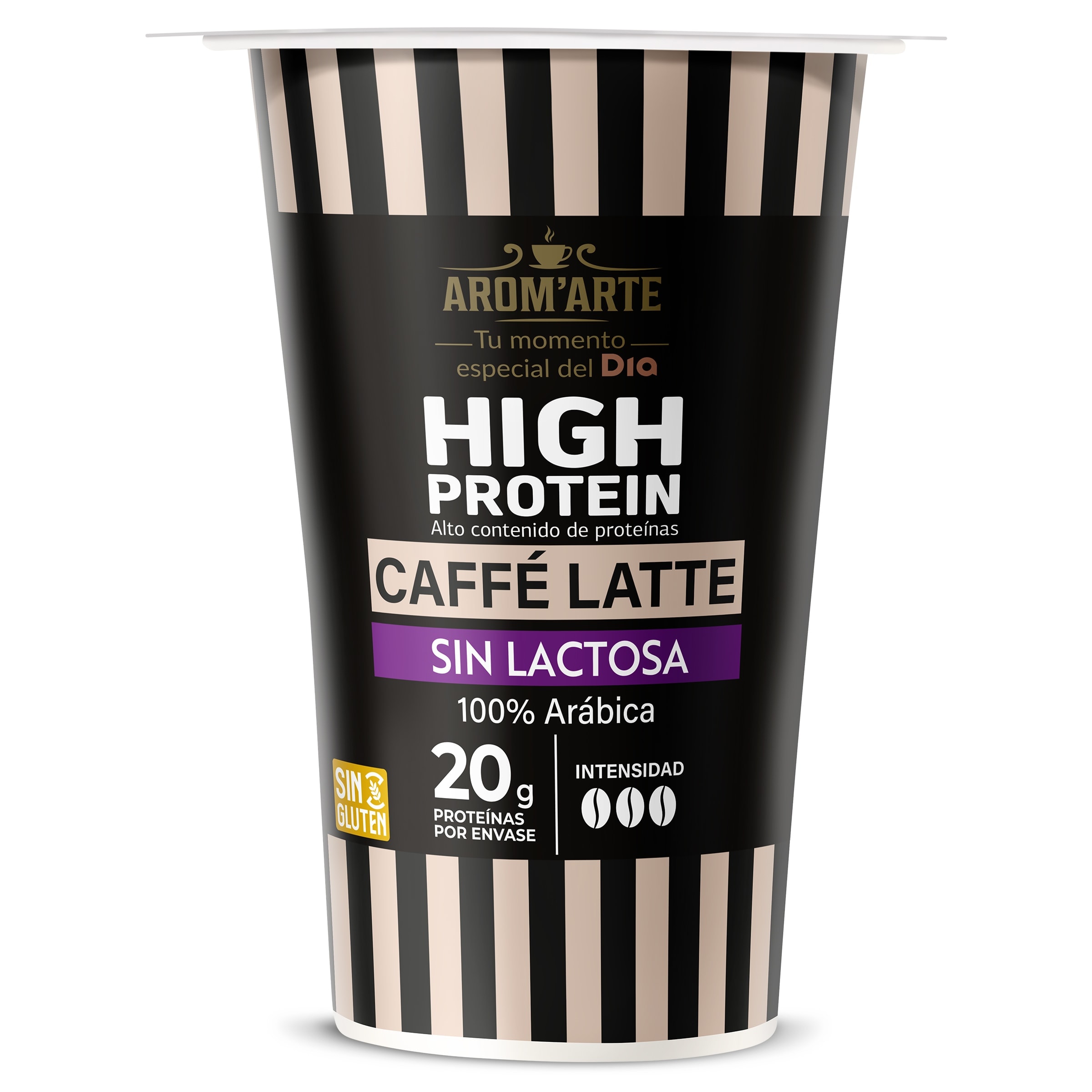 Café latte alto en proteínas Dia Arom'arte 250 ml
