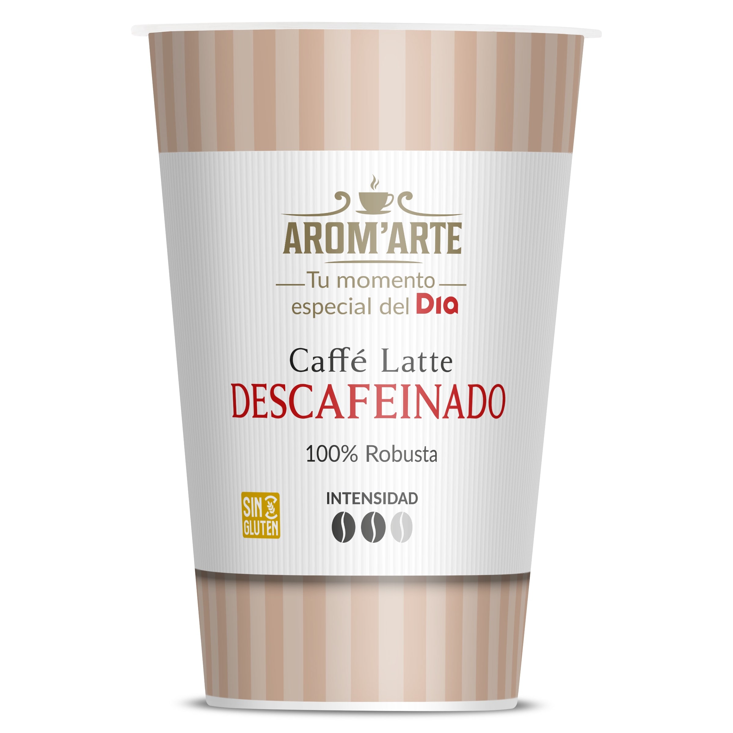 Café latte descafeinado Dia Arom'arte 250 ml