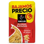 Plumas rayadas Gallo 400 g