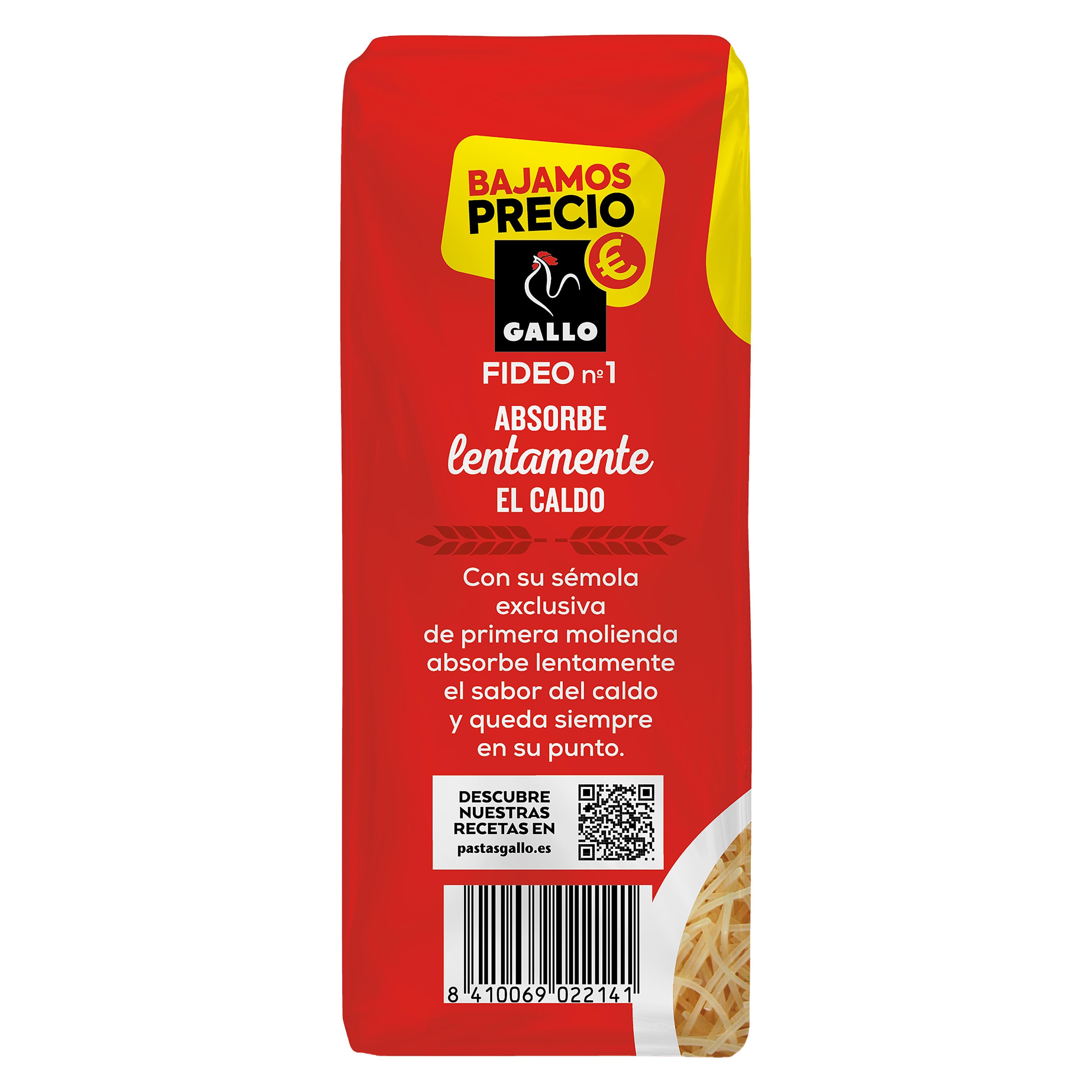 Fideo N.º 1 Gallo 400 g
