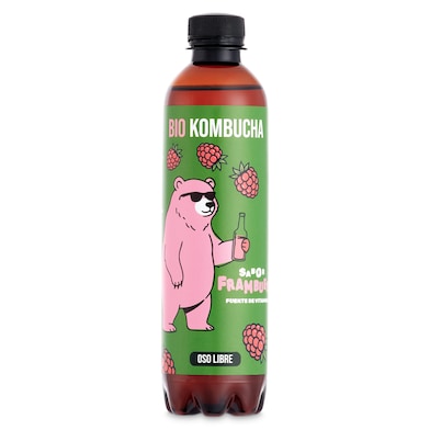 Kombucha frambuesa Oso libre 37 cl-0 Kombucha frambuesa Oso libre 37 cl-0