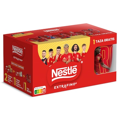 Chocolate con leche + chocolate filipinos Nestlé 334 g + taza gratis-0
