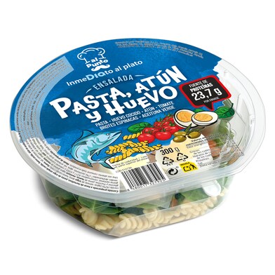 Ensalada de pasta, atún y huevo Dia Al Punto 300 g-0