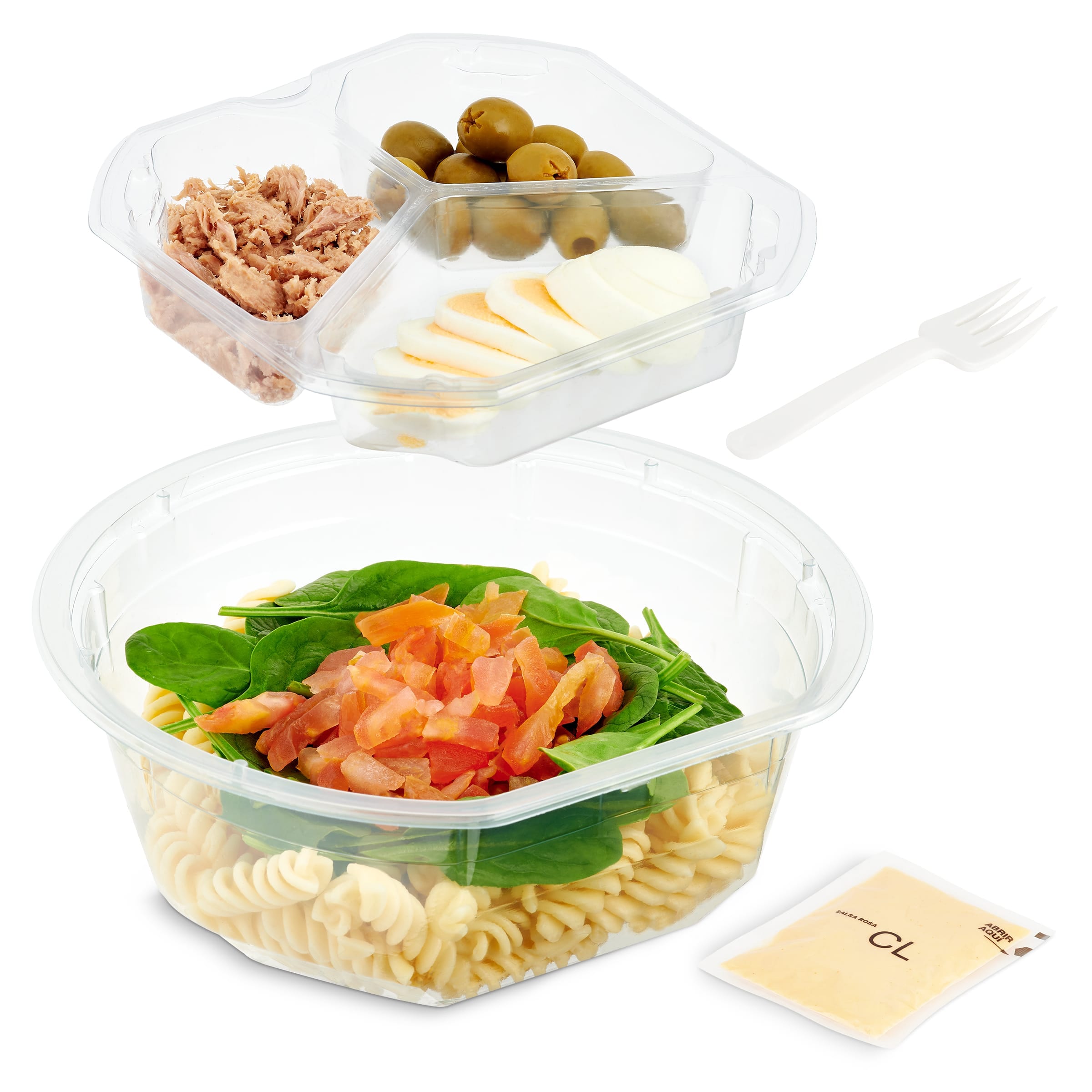 Ensalada de pasta, atún y huevo Dia Al Punto 300 g